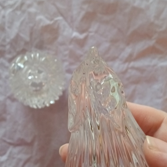 NWOT Gorham glass salt & pepper shakers Pear and Apple made in Germany LIKE NEW - Picture 9 of 15